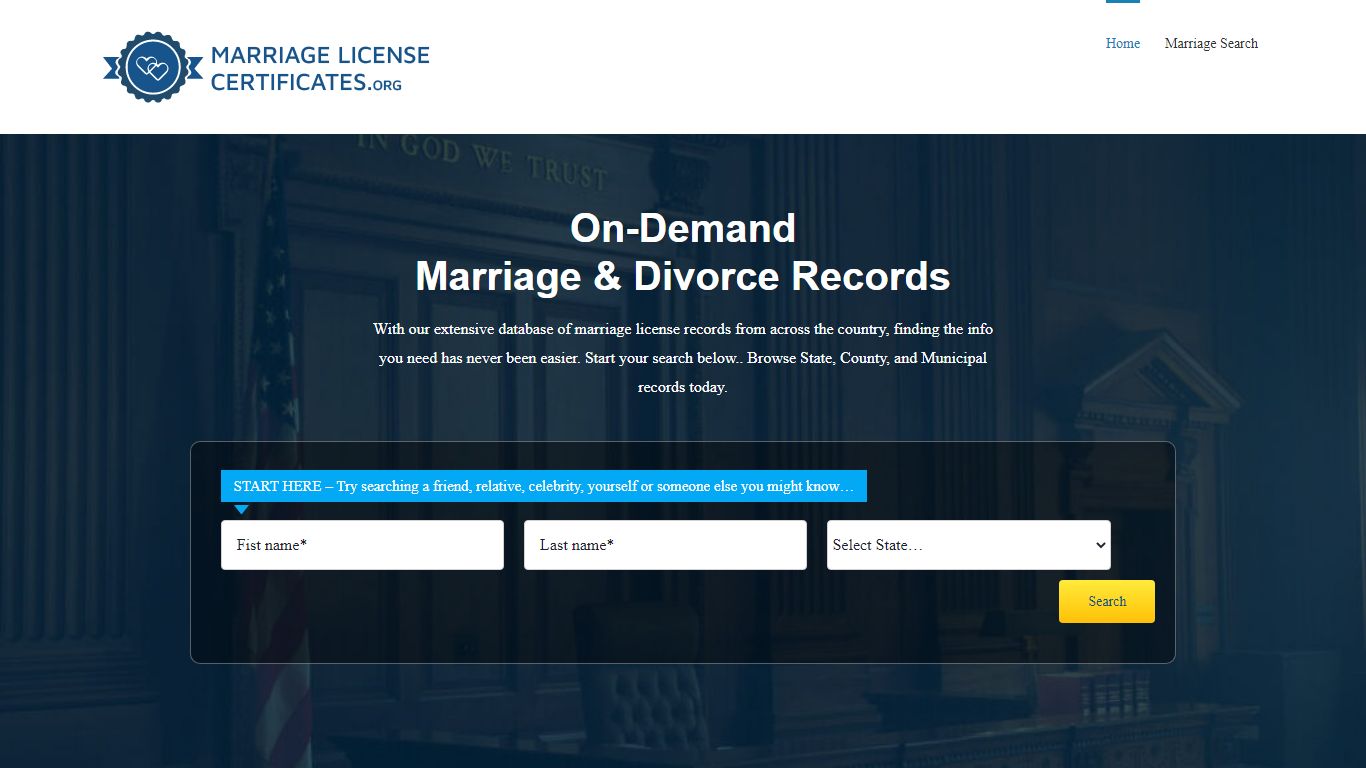 Marriage License Records – On-Demand Marriage Records